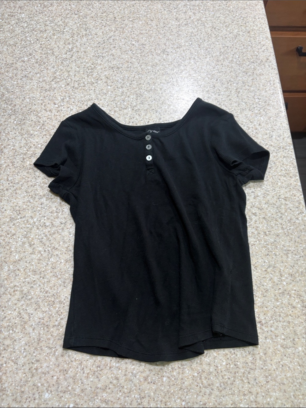 Art class size xl black babydoll shirt